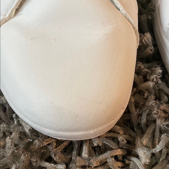 adidas White and Gold Women's Sneakers - Picture 3 of 5